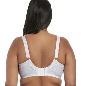 back view of Elomi Morgan Banded Bra in White