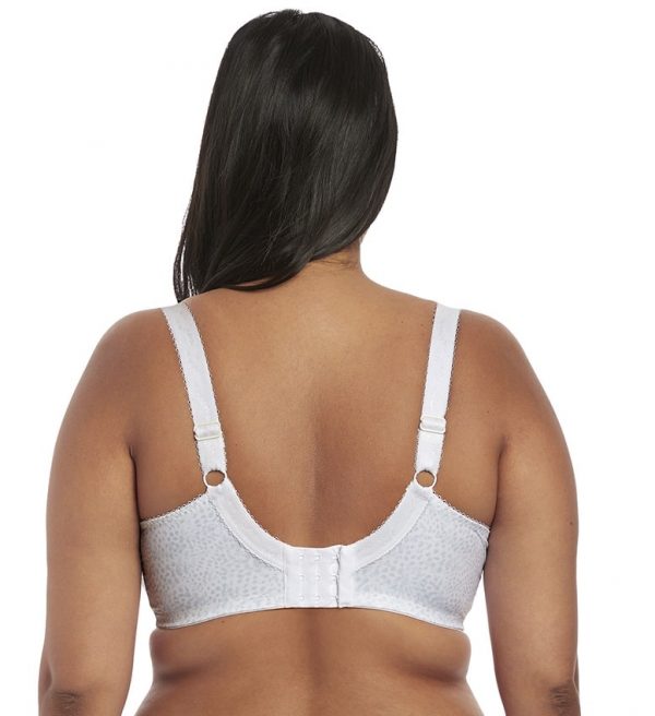 back view of Elomi Morgan Banded Bra in White