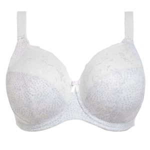 close up of Elomi Morgan Banded Bra in White