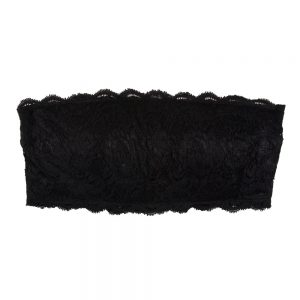 close up of Cosabella Never Say Never Flirtie Bandeau in Black