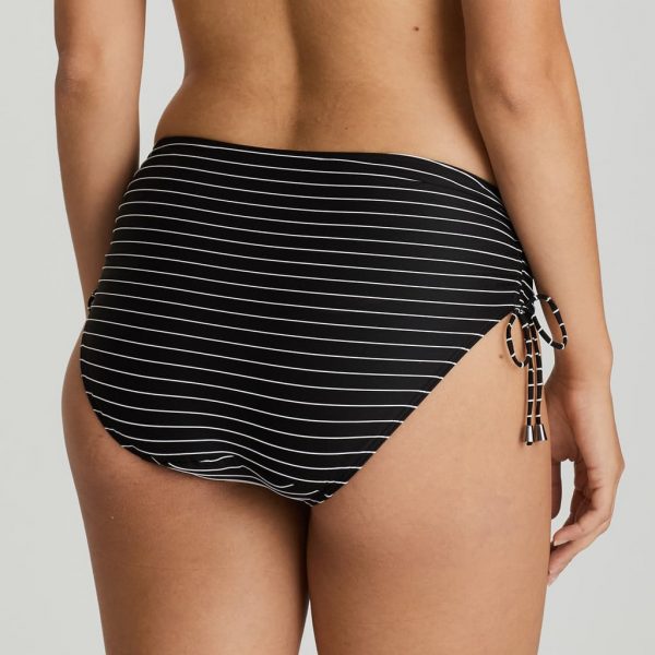 back view of PrimaDonna Swim Sherry Bikini Set in Smoking bikini brief
