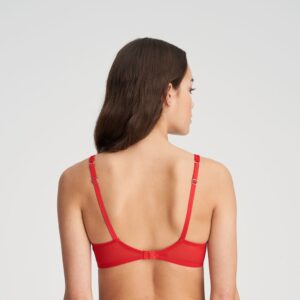 back view of Marie Jo Judith Push Up Bra in Red