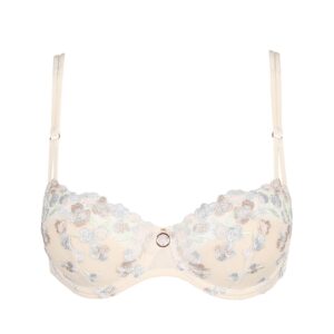 close up of Marie Jo Nathy Balcony Bra in Pearled Ivory