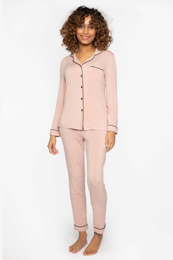 buy the Pretty You London Bamboo Pyjamas in Pink