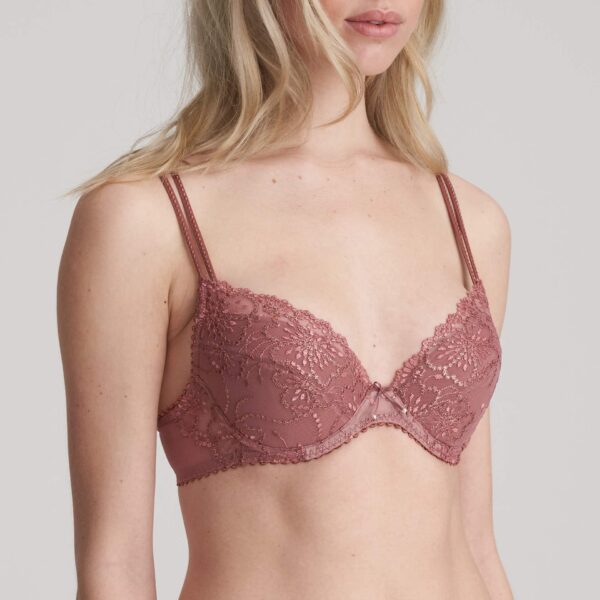 side view of Marie Jo Jane Push Up Bra in Red Copper