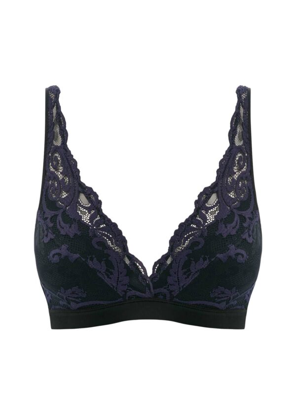 cutout of Wacoal Instant Icon Bralette in Black Eclipse