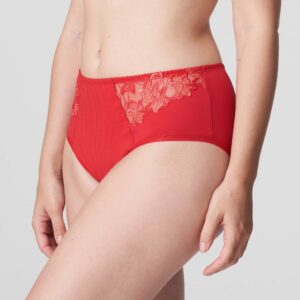 side view of PrimaDonna Deauville Full Brief in Scarlet