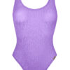 buy the Watercult Textured Basics Tank Swimsuit in Digital Lavender