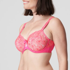 side view of PrimaDonna Belgravia Full Cup Bra in Blogger Pink