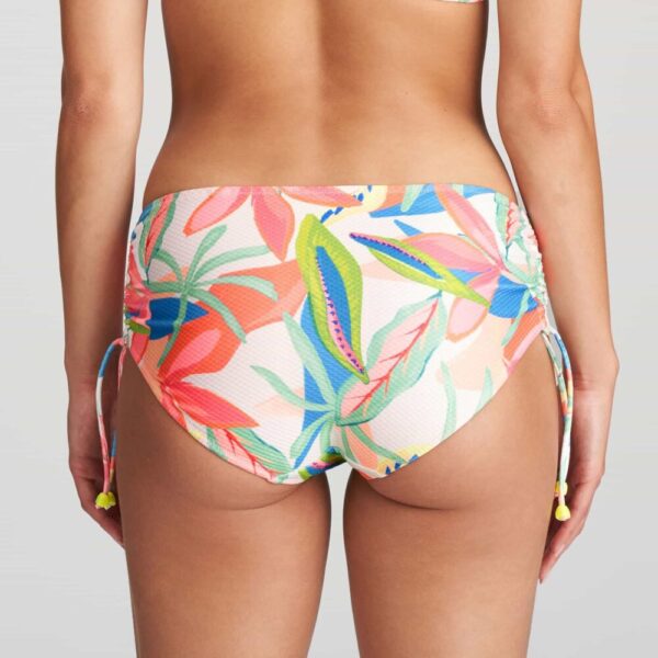 back view of Marie Jo Swim Tarifa Bikini Set in Tropical Blossom full bikini brief