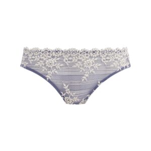 close up of Wacoal Embrace Lace Brief in Wild Wind / Egret