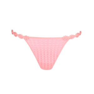 close up of Marie Jo Avero Thong in Pink Parfait