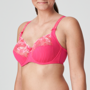 side view of PrimaDonna Deauville Full Cup Bra in Amour