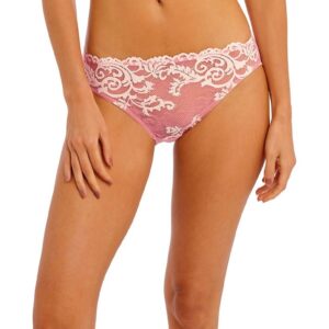 buy the Wacoal Instant Icon Brief Bridal Rose / Crystal Pink