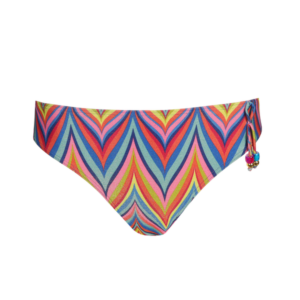 close up of PrimaDonna Swim Kea Bikini Set Rainbow Paradise rio bikini brief