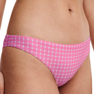 side view of Passionata Jaia Bikini Set Pink Dots bikini brief