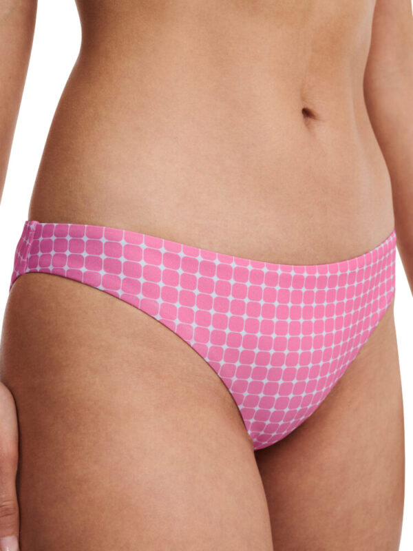 side view of Passionata Jaia Bikini Set Pink Dots bikini brief