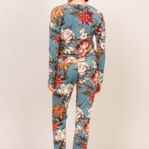 back view of Oh! Zuza 4106 Pyjamas Blue Floral