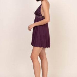 side view of Oh! Zuza 4120 Chemise Plum