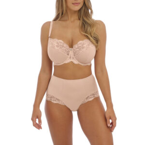 Fantasie Reflect Side Support Bra Natural Beige with control brief