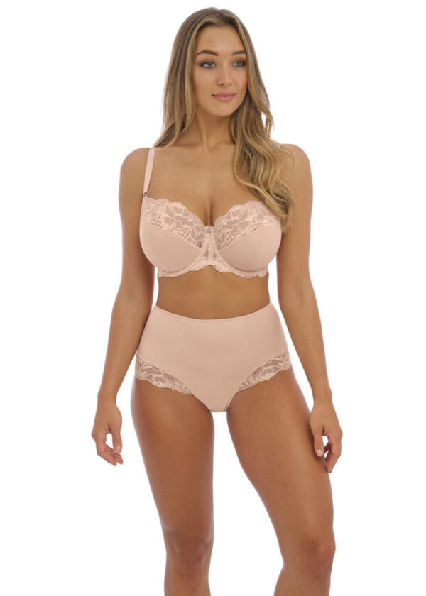 Fantasie Reflect Side Support Bra Natural Beige with control brief