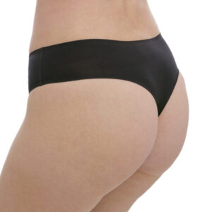 side view of Fantasie Smoothease Thong Black One Size