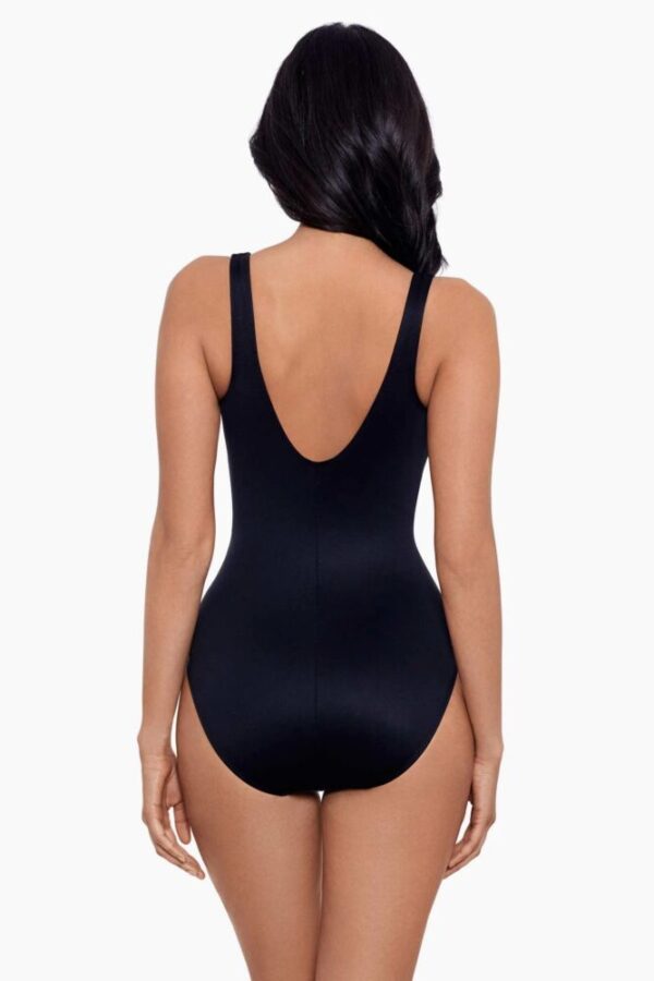 Miraclesuit Network News Vive Swimsuit Black back