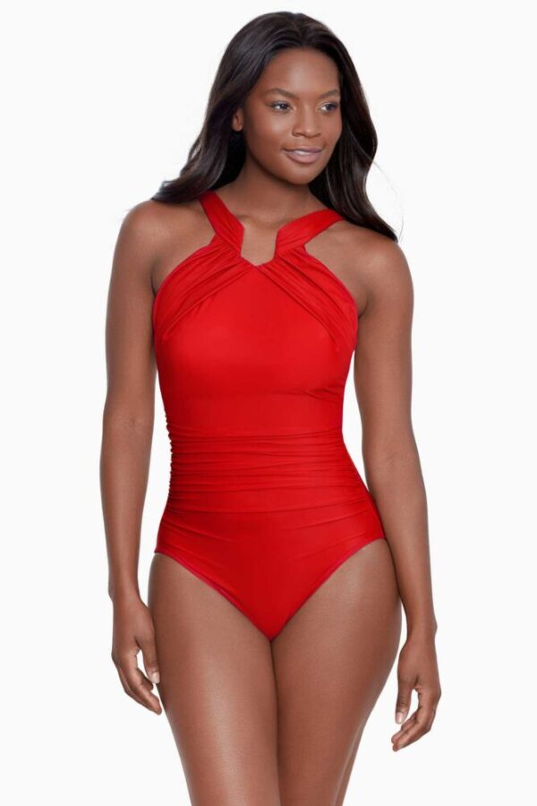 Miraclesuit Rock Solid Aphrodite Swimsuit Cayenne