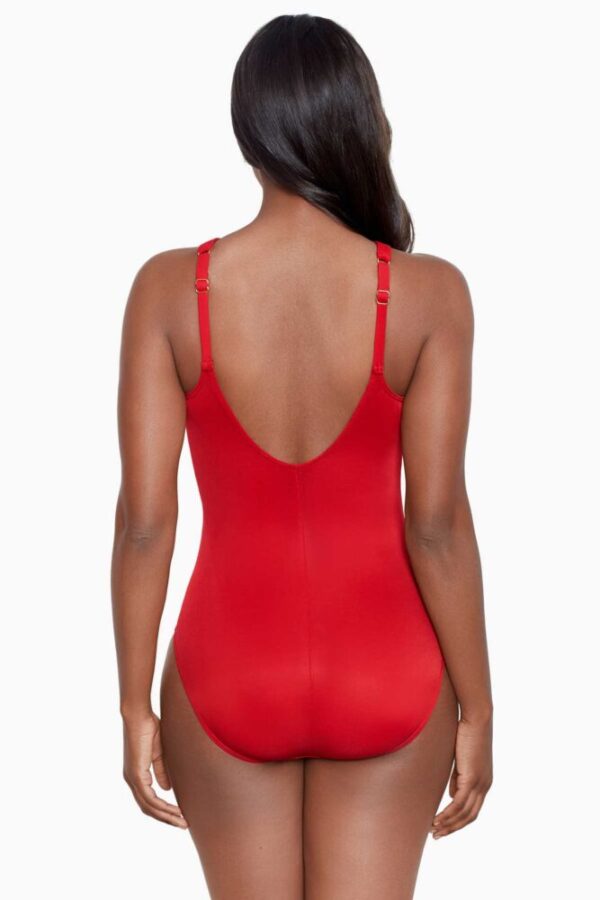 Miraclesuit Rock Solid Aphrodite Swimsuit Cayenne back