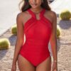 buy the Miraclesuit Rock Solid Aphrodite Swimsuit Cayenne