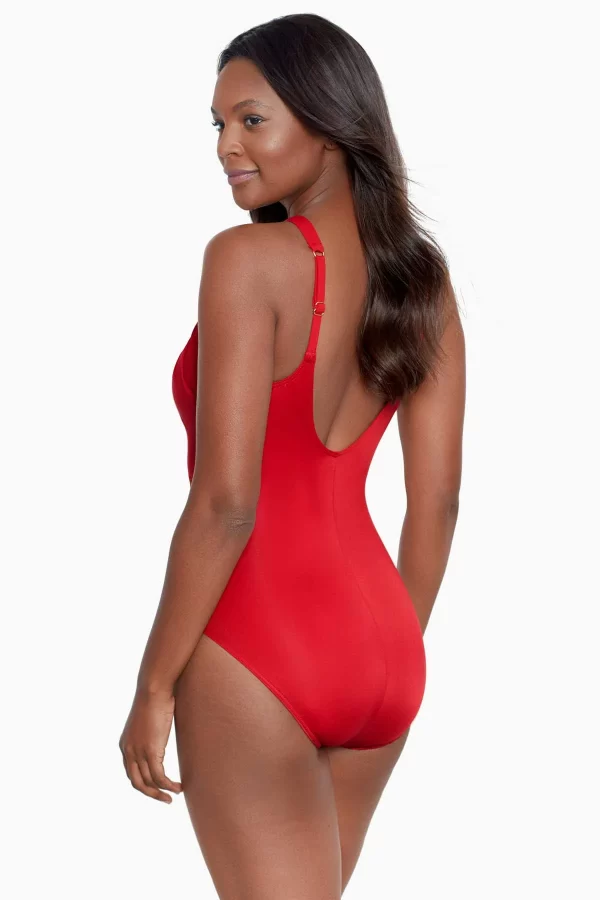 Miraclesuit Rock Solid Aphrodite Swimsuit Cayenne side