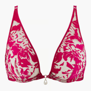 Aubade Wild Vibration Triangle Bra Hot Pink cutout