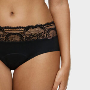 close up of Chantelle Period Lace Hipster Brief