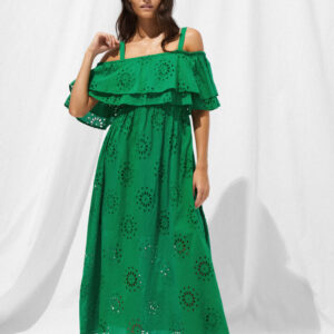 buy the Watercult Riviera Notes Dress Green Flare